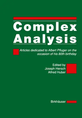 Huber / Hersch |  Complex Analysis | Buch |  Sack Fachmedien