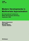 Haussmann / Jetter / Reimer |  Modern Developments in Multivariate Approximation | Buch |  Sack Fachmedien