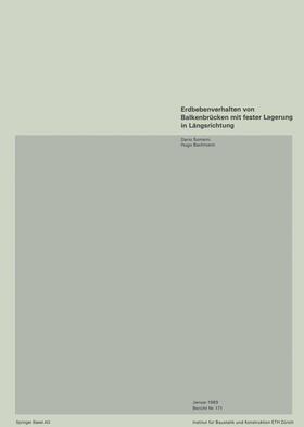 Somaini / Bachmann | Bachmann: Erdbebenverhalten von Balkenbrücken mit fester Lag | Buch | 978-3-7643-2311-0 | sack.de