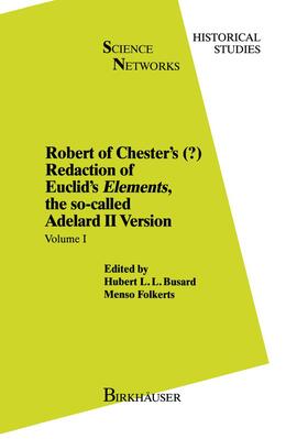Busard / Folkerts | Folkerts, M: Robert of Chester¿s Redaction of Euclid¿s Eleme | Buch | sack.de