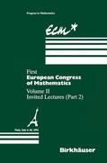 Joseph / Mignot / Murat |  First European Congress of Mathematics Paris, July 6¿10, 199 | Buch |  Sack Fachmedien