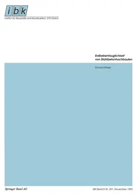 Moser |  Erdbebentauglichkeit von Stahlbetonhochbauten | Buch |  Sack Fachmedien