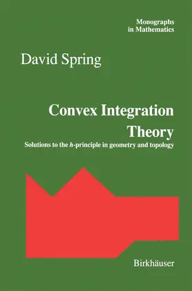 Spring |  Convex Integration Theory | Buch |  Sack Fachmedien