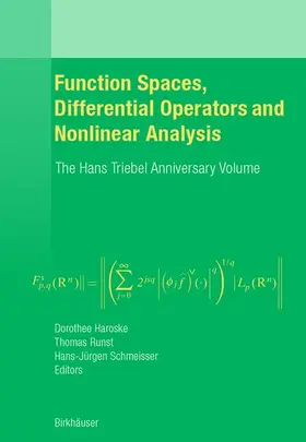 Haroske / Schmeisser / Runst |  Function Spaces, Differential Operators and Nonlinear Analysis | Buch |  Sack Fachmedien