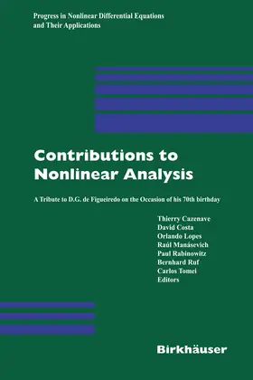 Cazenave / Costa / Lopes |  Contributions to Nonlinear Analysis | eBook | Sack Fachmedien