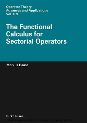 Haase |  The Functional Calculus for Sectorial Operators | eBook | Sack Fachmedien