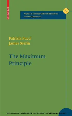 Pucci / Serrin | The Maximum Principle | E-Book | www.sack.de