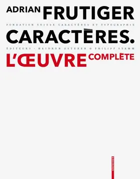 Osterer / Stamm |  Adrian Frutiger - Caractères | Buch |  Sack Fachmedien