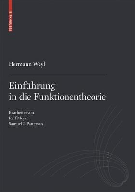 Weyl |  Einführung in die Funktionentheorie | Buch |  Sack Fachmedien
