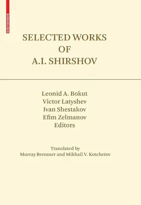 Bokut / Latyshev / Shestakov | Selected Works of A.I. Shirshov | E-Book | sack.de