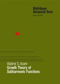 Azarin |  Azarin, V: Growth Theory of Subharmonic Functions | Buch |  Sack Fachmedien