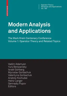 Adamyan / Berezansky / Gohberg |  Modern Analysis and Applications | eBook | Sack Fachmedien