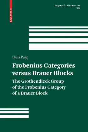 Puig | Frobenius Categories versus Brauer Blocks | E-Book | www.sack.de