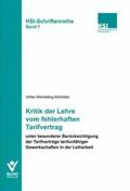 Wendeling-Schröder |  Kritik der Lehre vom fehlerhaften Tarifvertrag | Buch |  Sack Fachmedien