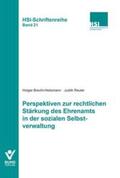Brecht-Heitzmann / Reuter |  Perspektiven zur rechtlichen Stärkung des Ehrenamts in der sozialen Selbstverwaltung | Buch |  Sack Fachmedien