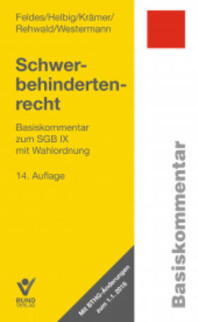 Feldes / Krämer / Rehwald | Schwerbehindertenrecht | Buch | 978-3-7663-6723-5 | sack.de