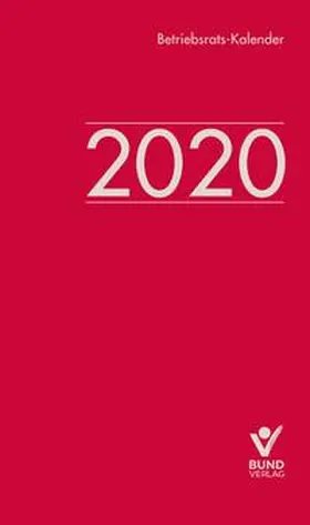 Schoof |  Betriebsrats-Kalender 2020 | Buch |  Sack Fachmedien