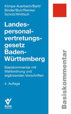 Klimpe-Auerbach / Bartl / Binder | Landespersonalvertretungsgesetz Baden-Württemberg | Buch | sack.de