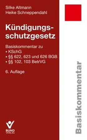 Altmann / Schneppendahl | Kündigungsschutzgesetz | Buch | 978-3-7663-6986-4 | www.sack.de