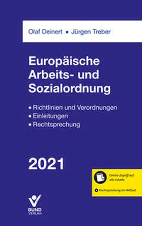 Deinert / Treber |  Europäische Arbeits- und Sozialordnung | Buch |  Sack Fachmedien