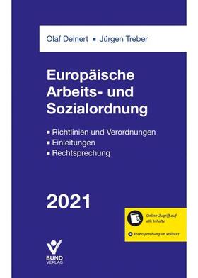 Deinert / Treber |  Deinert, O: Europäische Arbeits- und Sozialordnung | Buch |  Sack Fachmedien