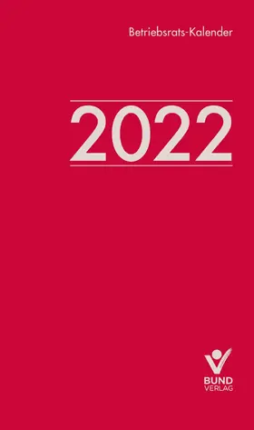 Schoof |  Betriebsrats-Kalender 2022 | Buch |  Sack Fachmedien