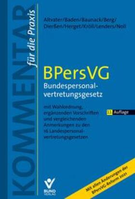 Altvater / Baden / Baunack | BPersVG - Bundespersonalvertretungsgesetz | Buch | 978-3-7663-7102-7 | sack.de