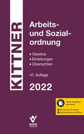 Kittner / Deinert | Arbeits- und Sozialordnung | Buch | 978-3-7663-7174-4 | www.sack.de