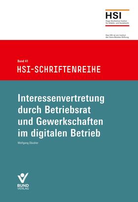 Däubler |  Däubler, W: Interessenvertretung durch Betriebsrat und Gewer | Buch |  Sack Fachmedien