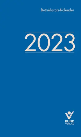 Schoof |  Betriebsrats-Kalender 2023 | Buch |  Sack Fachmedien