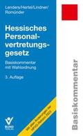 Lenders / Hertel / Lindner |  Hessisches Personalvertretungsgesetz | Buch |  Sack Fachmedien