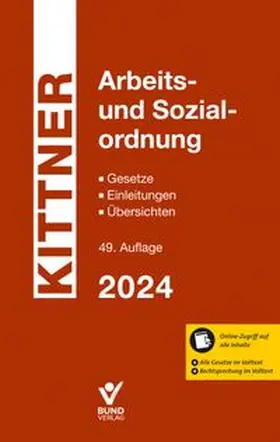Kittner | Arbeits- und Sozialordnung | Buch | 978-3-7663-7377-9 | www.sack.de