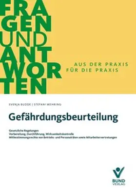 Budde / Mehring |  Gefährdungsbeurteilung | Buch |  Sack Fachmedien