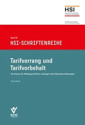 Klocke |  Tarifvorrang und Tarifvorbehalt | Buch |  Sack Fachmedien