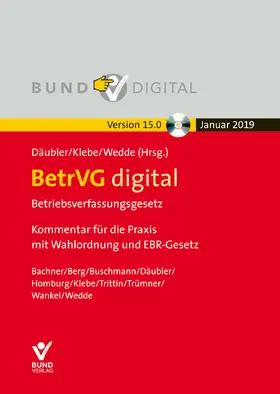 Däubler / Kittner / Klebe |  BetrVG digital Vers.15.0 - Fortsetzungsbezug | Sonstiges |  Sack Fachmedien