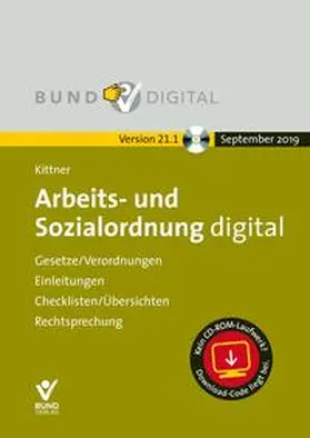 Kittner / Deinert | Arbeits- und Sozialordnung Vers. 21.1 | Sonstiges | 978-3-7663-8452-2 | sack.de