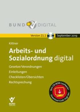 Kittner / Deinert | Arbeits- und Sozialordnung Vers. 21.1 | Sonstiges | 978-3-7663-8452-2 | sack.de