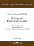 Schmucki / Köpf / Lehmann |  Beiträge zur Franziskusforschung | Buch |  Sack Fachmedien