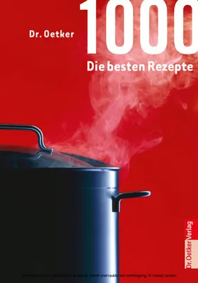 Oetker |  1000 - Die besten Rezepte | eBook | Sack Fachmedien