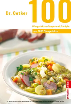 Oetker |  100 Ofengerichte - Suppen und Eintöpfe | eBook | Sack Fachmedien
