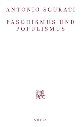 Scurati |  Faschismus und Populismus | Buch |  Sack Fachmedien