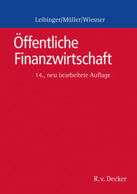 Müller / Leibinger / Wiesner | Öffentliche Finanzwirtschaft | Buch | 978-3-7685-0549-9 | sack.de