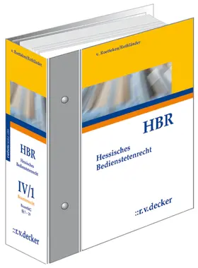 Meister / Roetteken / Schirrmacher | Hessisches Bedienstetenrecht - HBR | Loseblattwerk | sack.de