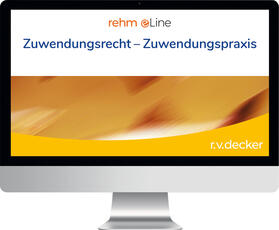 Zuwendungsrecht - Zuwendungspraxis online | R v Decker | Datenbank | sack.de