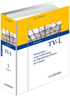 Sponer / Steinherr |  Tarifvertrag für den öffentlichen Dienst der Länder (TV-L) | Loseblattwerk |  Sack Fachmedien