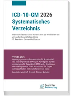 ICD-10-GM 2026 Systematisches Verzeichnis | Buch | 978-3-7691-3861-0 | sack.de