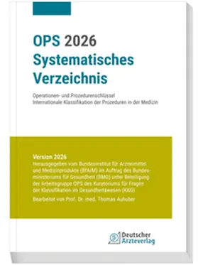 OPS 2026 Systematisches Verzeichnis | Buch | 978-3-7691-3862-7 | sack.de