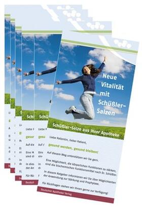 Müller-Frahling |  Patientenflyer: Neue Vitalität mit Schüßler-Salzen | Buch |  Sack Fachmedien