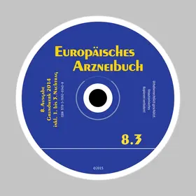 Europäisches Arzneibuch DVD-ROM 8. Ausgabe, 3. Nachtrag (Ph.Eur. 8.3) | Sonstiges | 978-3-7692-6540-8 | sack.de