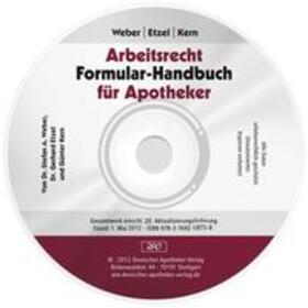 Weber / Etzel / Kern | Arbeitsrecht für Apotheker CD-ROM VO 24 | Sonstiges | 978-3-7692-6799-0 | sack.de